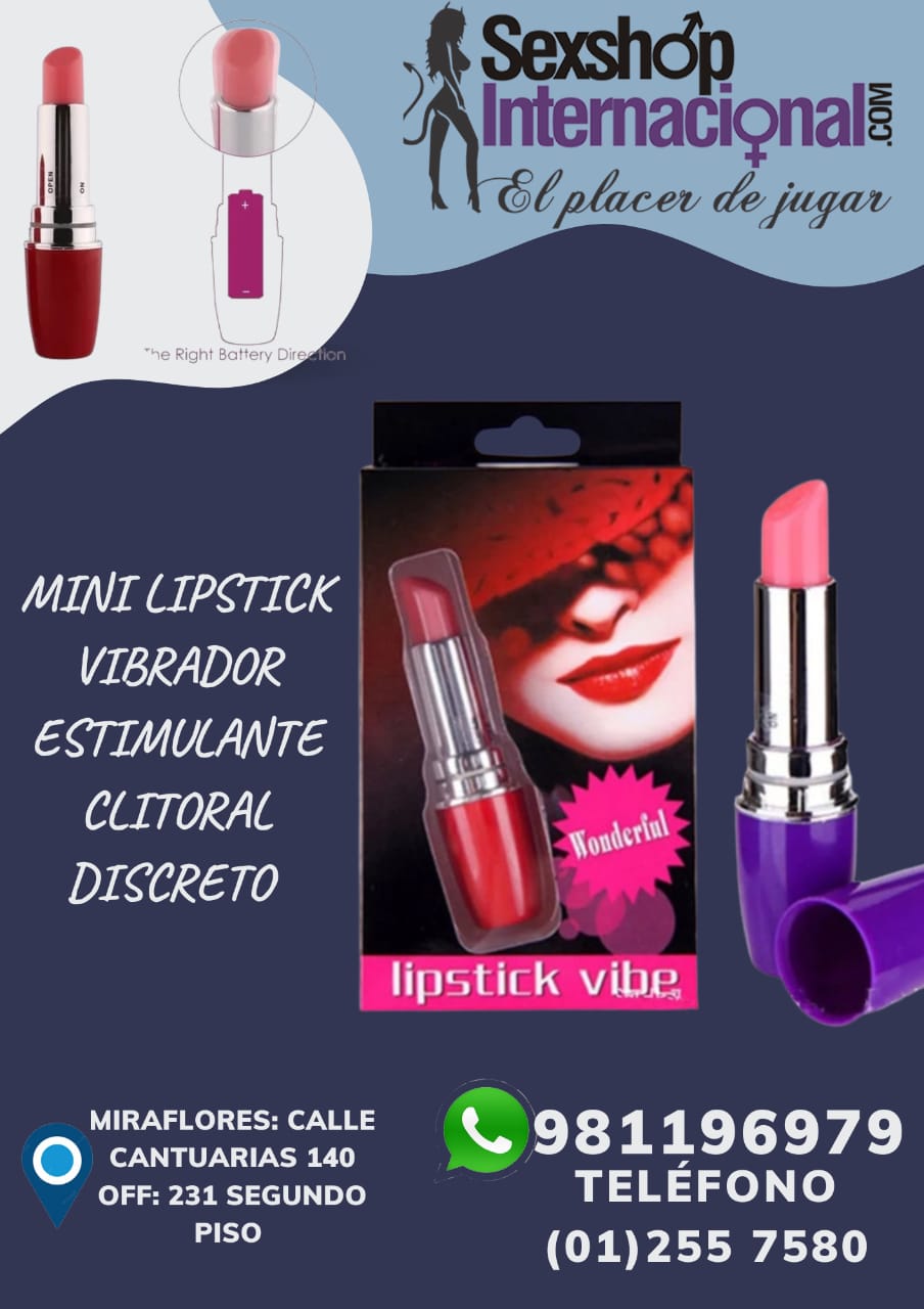 LAPICES LABIAL-VIBRADOR DISCRETA-ESTIMULANTE-SEXSHOP MIRAFLORES 981196979